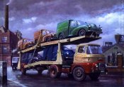 vintage car transporter