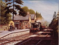 old railway station art prints